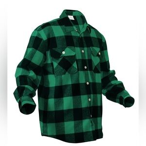 Rothco Heavyweight Buffalo Check Flannel, Medium